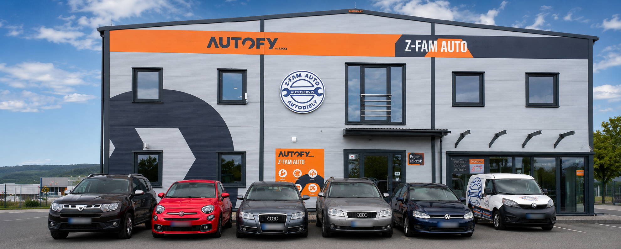 Budova autoservisu Z-FAM Auto v Bardejove